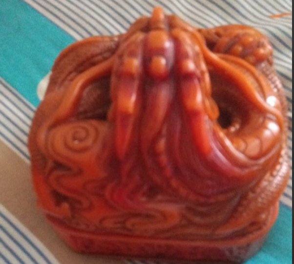 龙形寿山石篆刻印章