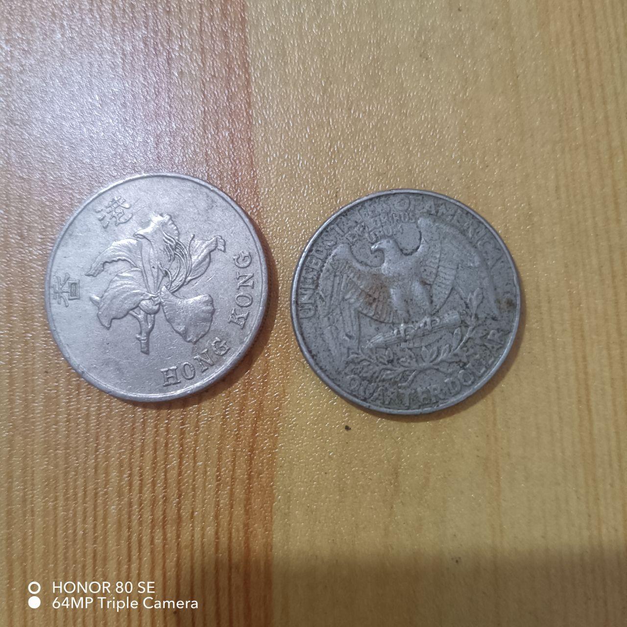 《两枚极具地缘代表性的现代流通机制硬币组合》