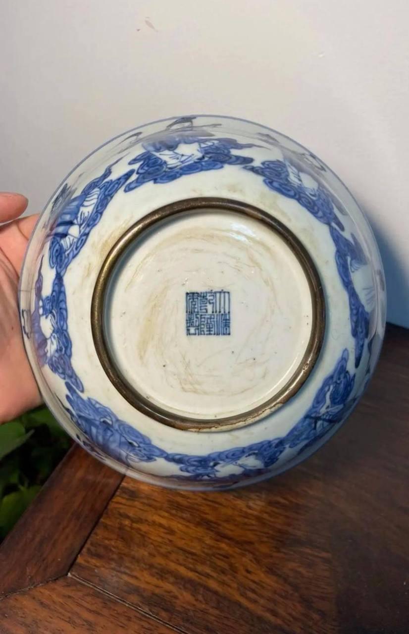 青花老瓷碗