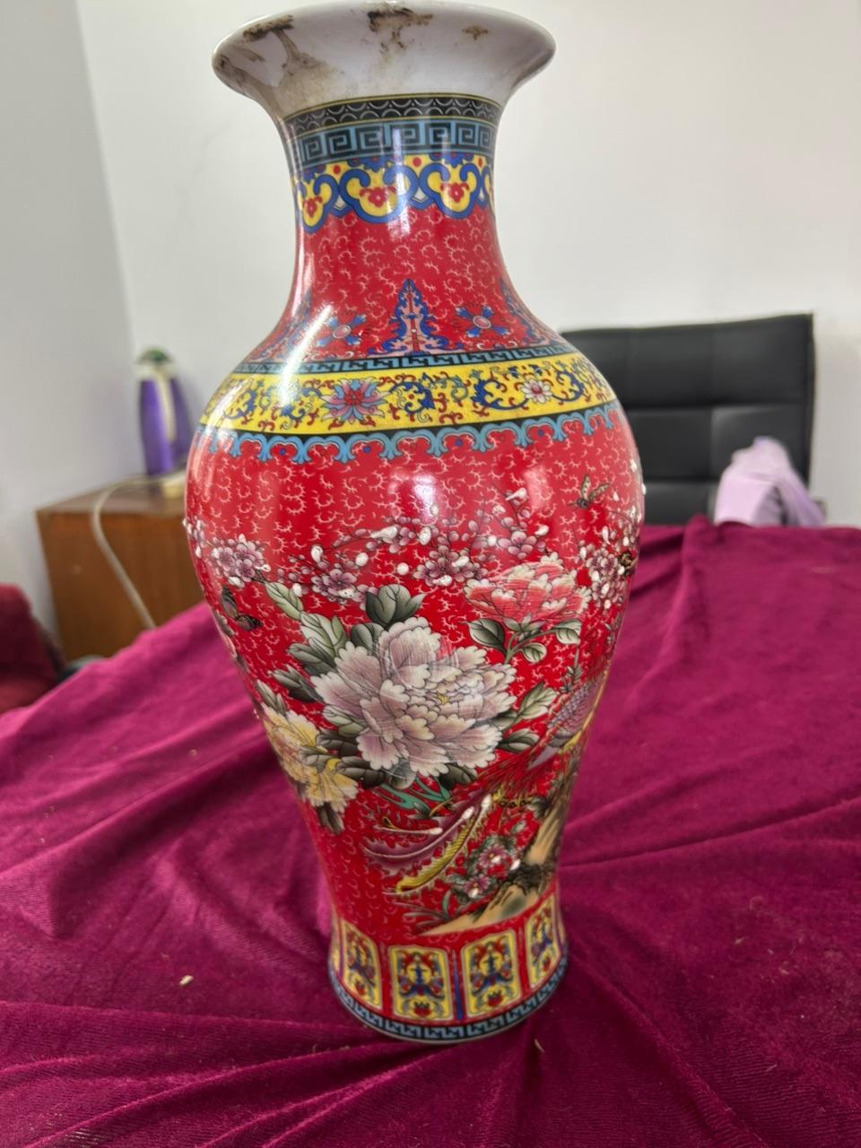 花鸟纹观音瓶