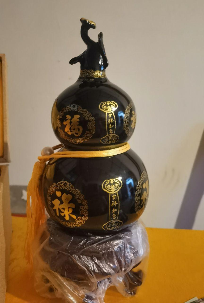 墨金福禄葫芦吉祥摆件