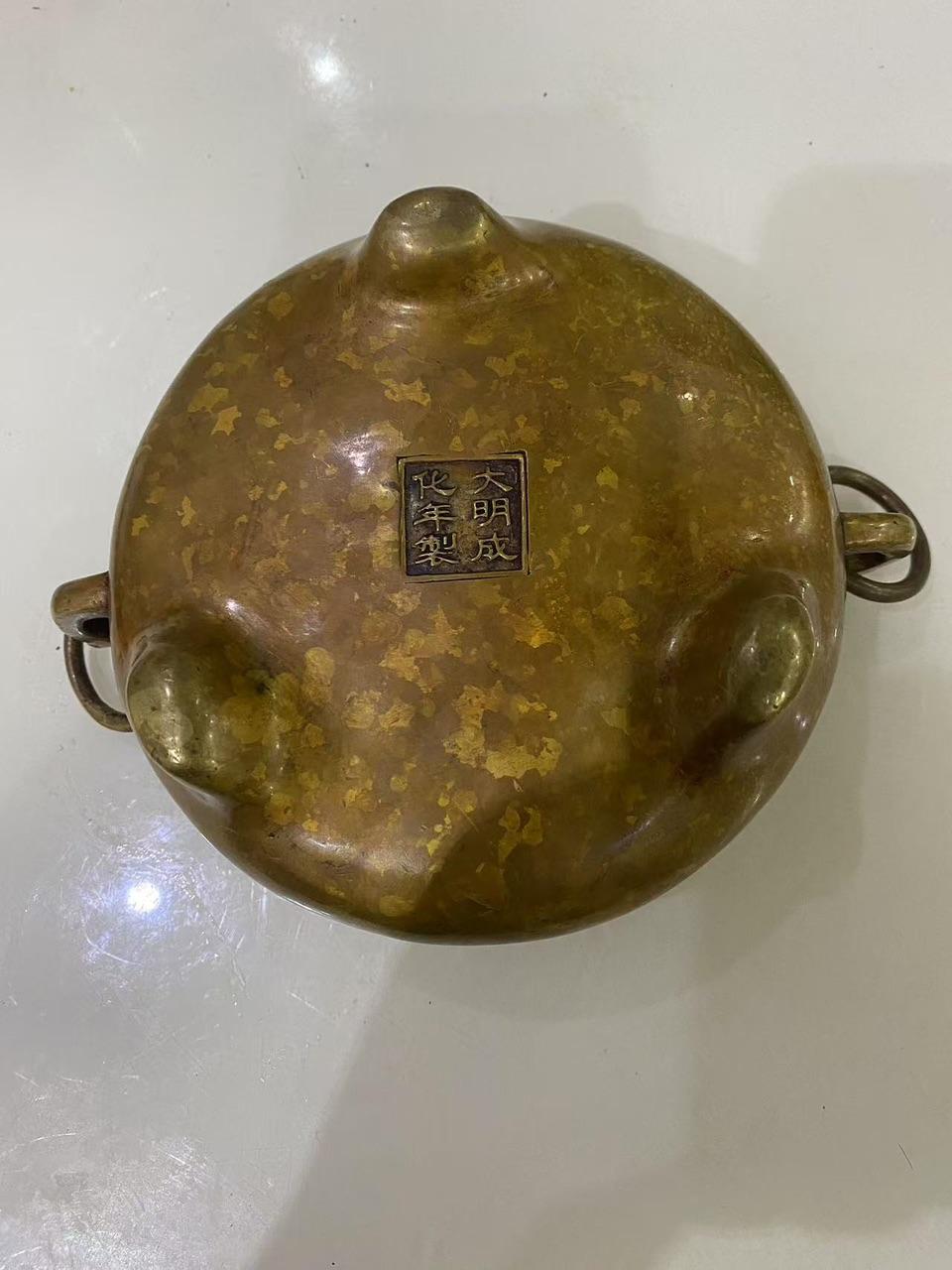 明代成化年制铜香炉