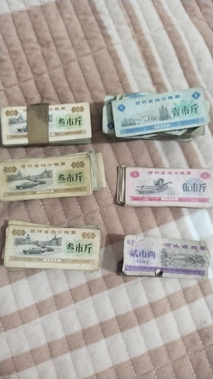 地方粮票100张